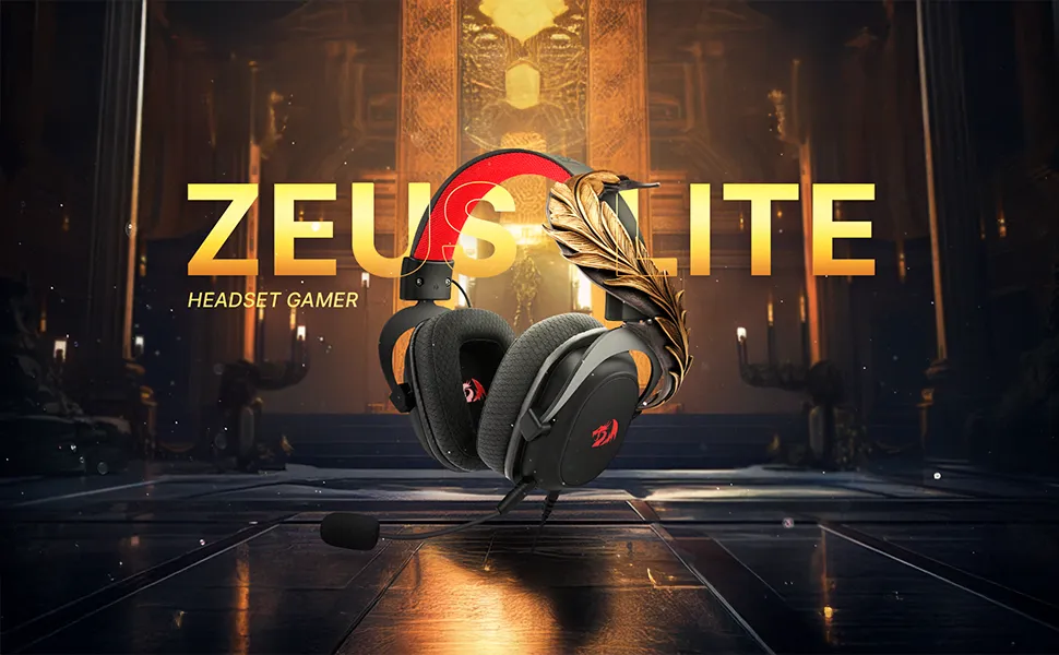 Headset Gamer Redragon Zeus Lite H510-LT Review - Um dos melhores headsets custo-benefício de 2026?